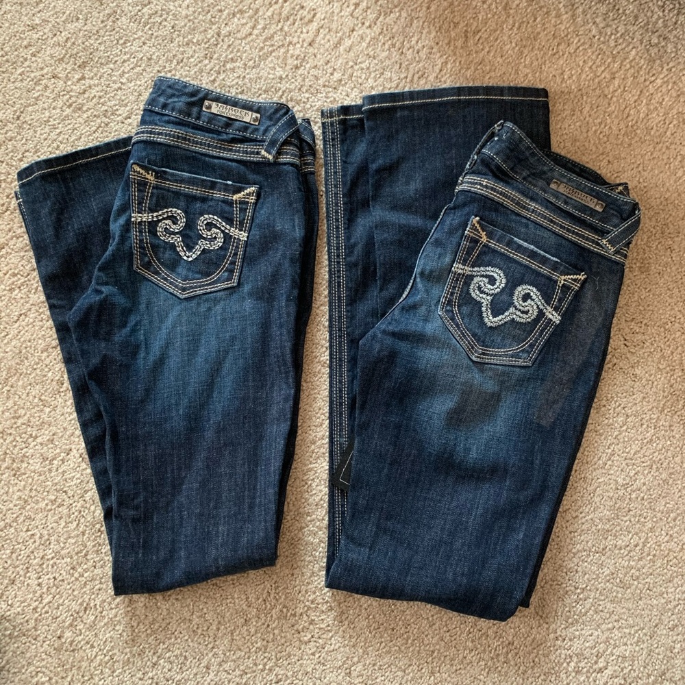 Express Rerock skinny and bootcut jeans